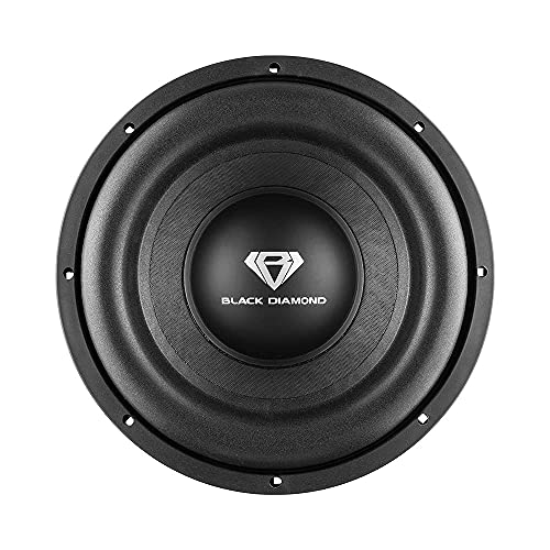 BLACK DIAMOND DIA-R12D2 12 Inch Car Audio Subwoofer 1200 Watts Dual Voice Coil 2+2 Ohms (1 Speaker)