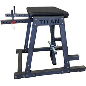 titan fitness h-pnd, reverse hyperextensions lower body machine, rated 550 lb, specialty home gym machine for physical therapy, back rehab exercises, and everyday training