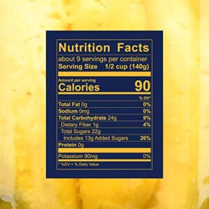 Member's Mark Pineapple Spears in Coconut Water (42 Ounce), 2.6 Pound (Pack of 1)