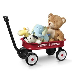 Radio Flyer Kids 12.5 Inch Little Red Toy Wagon, Small Toy Decor Wagon