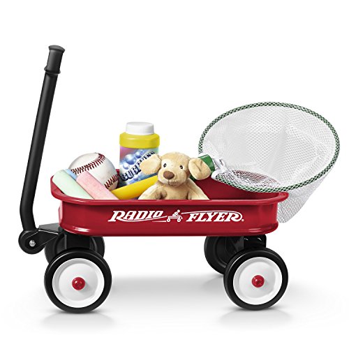 Radio Flyer Kids 12.5 Inch Little Red Toy Wagon, Small Toy Decor Wagon