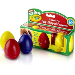 Crayola My First Egg Crayons, Easy-Grip