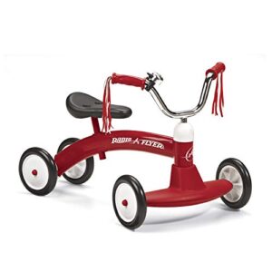 radio flyer scoot-about, toddler ride on toy, kids ride on toy for ages 1-3