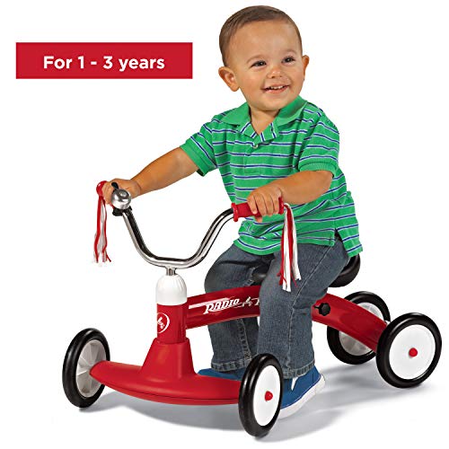 Radio Flyer Scoot-About, Toddler Ride On Toy, Kids Ride On Toy for Ages 1-3