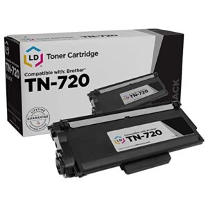 ld compatible toner cartridge replacement for brother tn720 (black)