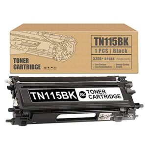 [1 pack,black] tn115bk compatible toner cartridge replacement for brother hl-4070cdw 4040cn 4040cdn mfc-9440cn dcp-9040cn printer toner cartridge