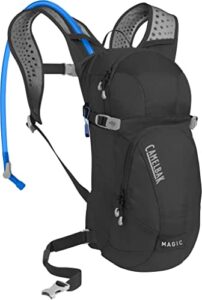 camelbak women’s magic bike hydration pack – magnetic tube trap – 70 oz, black