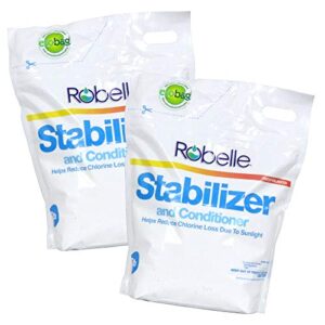 robelle 2607b-02 chlorine stabilizer and conditioner pool balancer, white