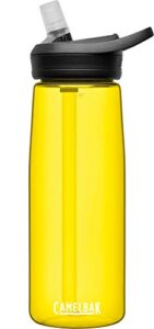 camelbak eddy+ bpa free water bottle, 25 oz, yellow, .75l