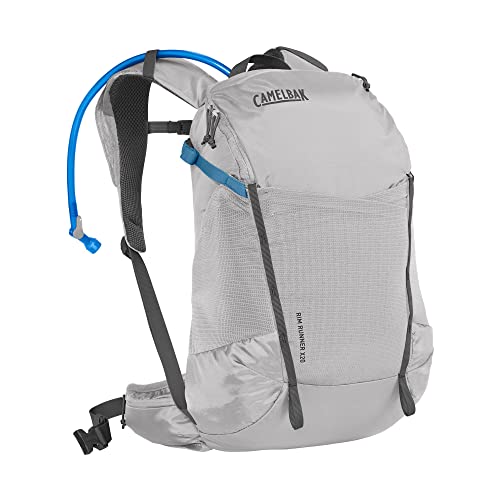 CamelBak Women's Rim Runner X20 Hiking Hydration Backpack 70oz, Vapor/Blue Jay