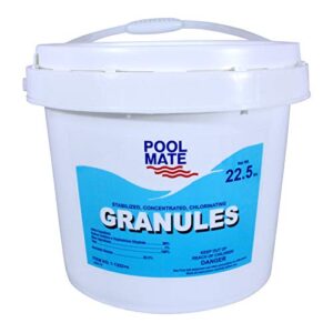 pool mate 1-1322 stabilized/concentrated/chlorinating granules, 22-pound