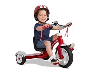 radio flyer big red classic tricycle, toddler trike, tricycle for toddlers age 2.5-5, toddler bike