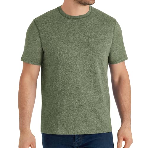 Member's Mark Men's 2-Pack Soft Wash Crewneck T-Shirt (XL, Blue/Green Solid)