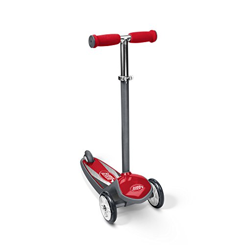 Radio Flyer Color FX EZ Glider 3 Wheel Kid's Scooter, Red Kick Scooter, for Ages 3+ Years