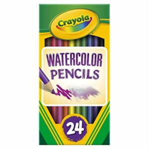 Crayola 24ct Watercolor Colored Pencils, Watercolor Paint Alternative, Craft Supplies