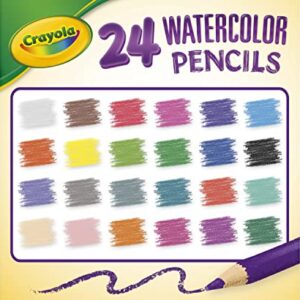 Crayola 24ct Watercolor Colored Pencils, Watercolor Paint Alternative, Craft Supplies