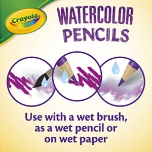 Crayola 24ct Watercolor Colored Pencils, Watercolor Paint Alternative, Craft Supplies