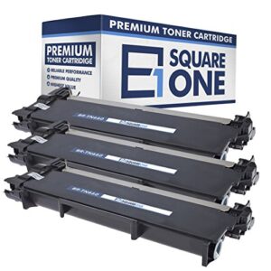 esquareone compatible high yield toner cartridge replacement for brother tn660 tn630 (black, 3-pack)