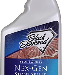 Black Diamond Stoneworks NEX-GEN Natural Stone Penetrating Sealer: Seals & Protects; Granite, Marble, Travertine, Limestone and Grout. 1-Quart AND Stone & Tile Intensive Cleaner 1-Quart