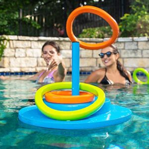 Robelle Floating Foam Ring Toss Game for Swimming Pools