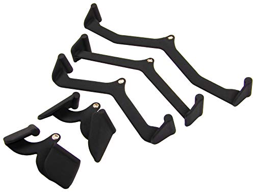 BalanceFrom Cable Machine Attachments 5-Piece Combo Black