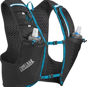 CamelBak Ultra Pro Hydration Vest, Black/Atomic Blue, Small