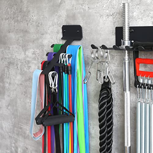 Resistance Band Rack Band Storage Hanger Gym Equipment Organizer Pull Up Bands Rack Resistance Bands Rack Jump Ropes Rack Storage Rack for Home Gym