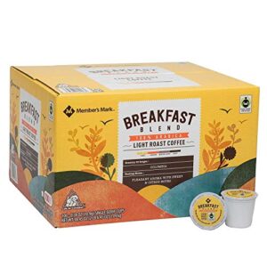 member’s mark breakfast blend coffee 100/0.38 oz net wt 38.45 oz,, () – pack of 2