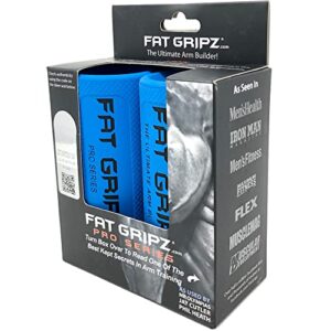 fat gripz pro – the simple proven way to get big biceps & forearms fast – at home or in the gym (winner of 3 men’s health magazine awards) (2.25” outer diameter)