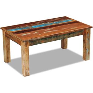 vidaxl coffee table solid reclaimed wood 39.4″x23.6″x17.7″