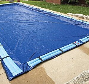 Blue Wave BWC964 Gold 15-Year 25-ft x 45-ft Rectangular In Ground Pool Winter Cover,Royal Blue