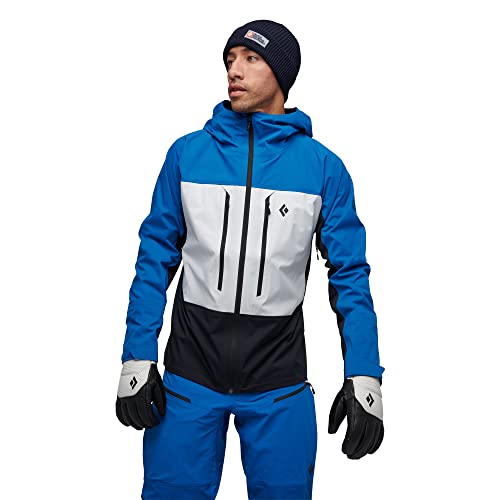 Black Diamond Equipment - Men's Dawn Patrol Hybrid Shell (as1, alpha, l, regular, regular, Kingfisher-White-Black)