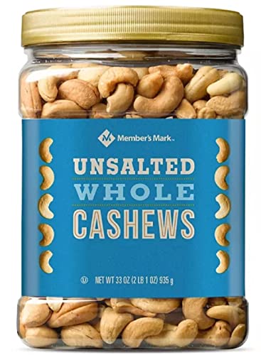Member's Mark Unsalted Whole Cashews (33 oz.)