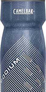 CamelBak Podium Chill Insulated Bike Water Bottle - Easy Squeeze Bottle - Fits Most Bike Cages - 21oz, Navy Perforated