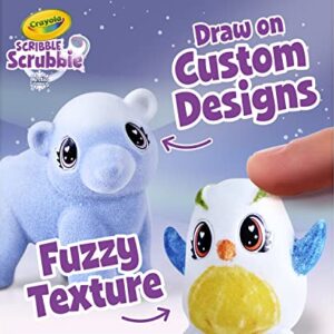 Crayola Scribble Scrubbie Pets Arctic Snow Explorer, Color & Wash Creative Toy, Gift for Kids, Age 3, 4, 5, 6