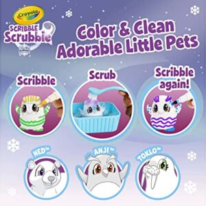 Crayola Scribble Scrubbie Pets Arctic Snow Explorer, Color & Wash Creative Toy, Gift for Kids, Age 3, 4, 5, 6