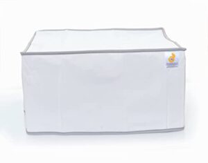 the perfect dust cover, white vinyl cover compatible with epson ecotank et-2720, epson ecotank et-2800 and epson ecotank et-2803 printers, anti static and waterproof by the perfect dust cover llc