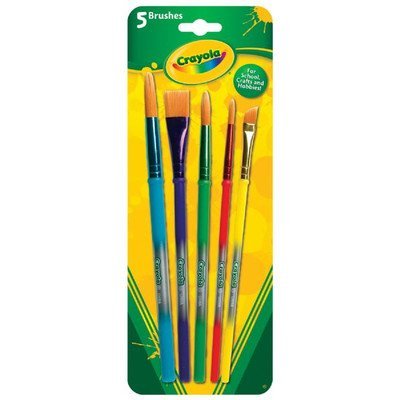 Crayola Arts & Craft Brushes, Assorted 1 ea (Pack of 2)