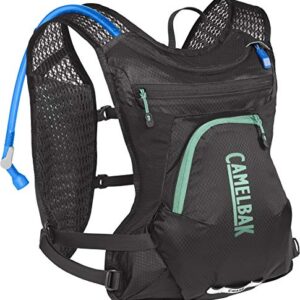 CamelBak Women's Chase Bike Vest 50oz - Hydration Vest - Easy Access Pockets, Black/Mint