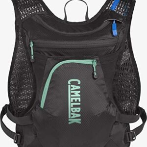 CamelBak Women's Chase Bike Vest 50oz - Hydration Vest - Easy Access Pockets, Black/Mint