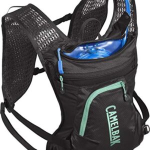 CamelBak Women's Chase Bike Vest 50oz - Hydration Vest - Easy Access Pockets, Black/Mint