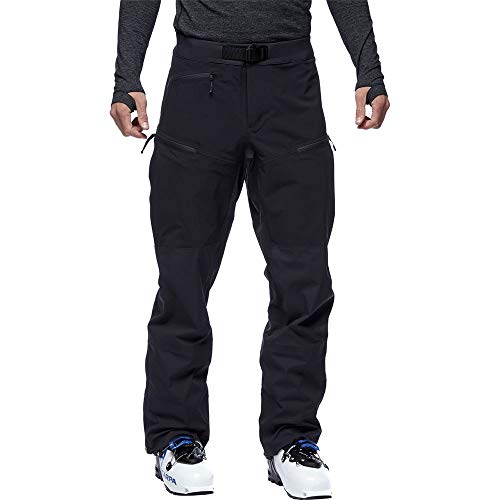 Black Diamond Mens Dawn Patrol Hybrid Ski Pants, Black, Large