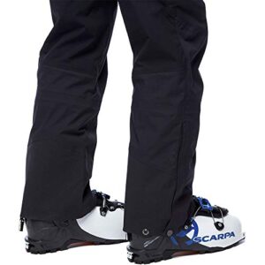 Black Diamond Mens Dawn Patrol Hybrid Ski Pants, Black, Large