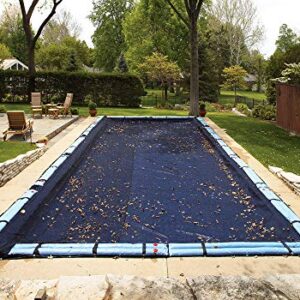 Blue Wave BWC570 25-ft x 45-ft Rectangular Leaf Net In Ground Pool Cover,Black