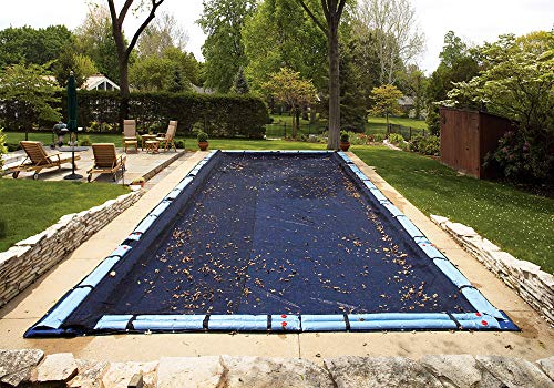 Blue Wave BWC570 25-ft x 45-ft Rectangular Leaf Net In Ground Pool Cover,Black