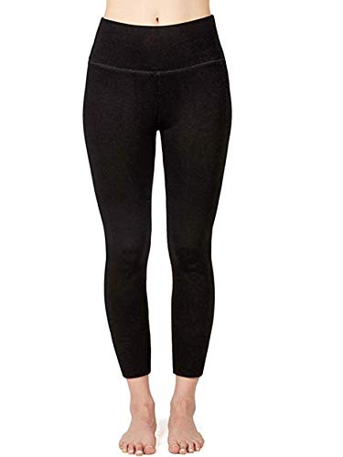 Member's Mark Womens Size Small Comfort French Terry Luxe Crop Legging, Black