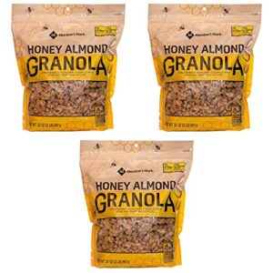 member’s mark expect more honey almond granola (4 lb .) pack of 3