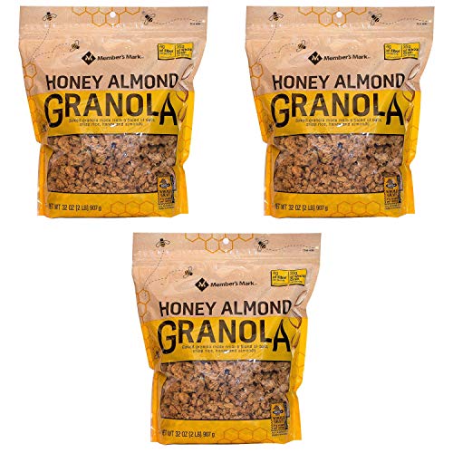 Member's Mark Expect more Honey Almond Granola (4 lb .) Pack of 3