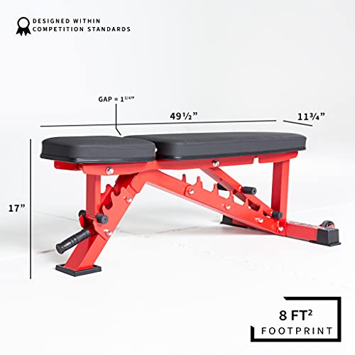 Rep Adjustable Bench, AB-3100 V3 (Blue)