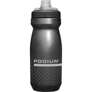camelbak podium bike water bottle, 21oz, black